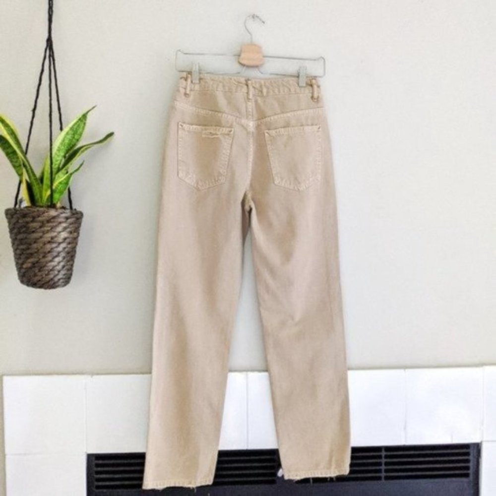 New Free People Dakota Tan Straight Leg Jean - Picture 5 of 8